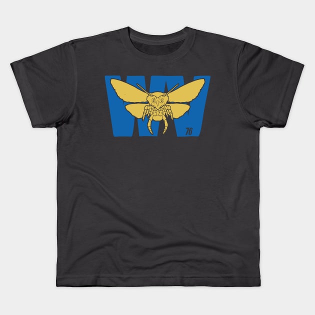 Mothman - West Virginian 76 Kids T-Shirt by rjzinger